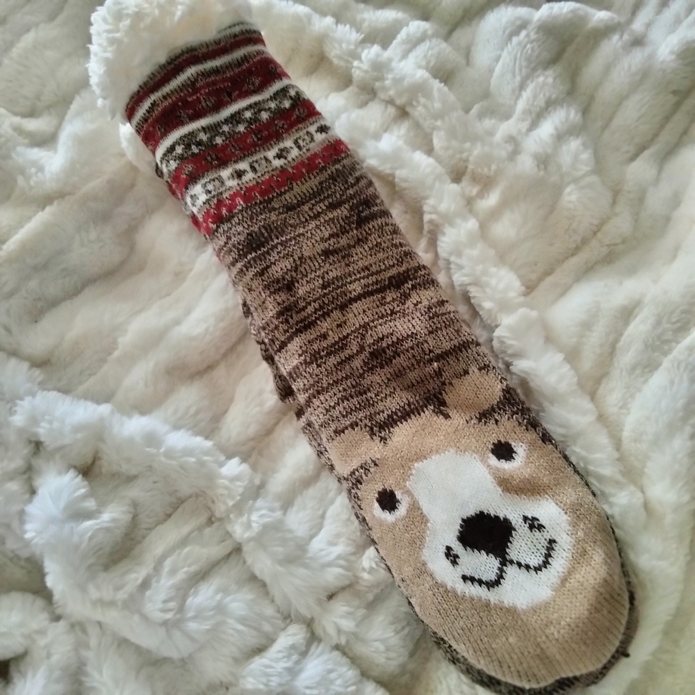 MUK LUKS DOG CABIN SOCKS